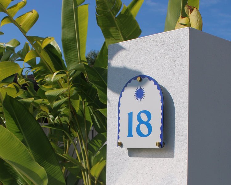 Custom Modern House Numbers