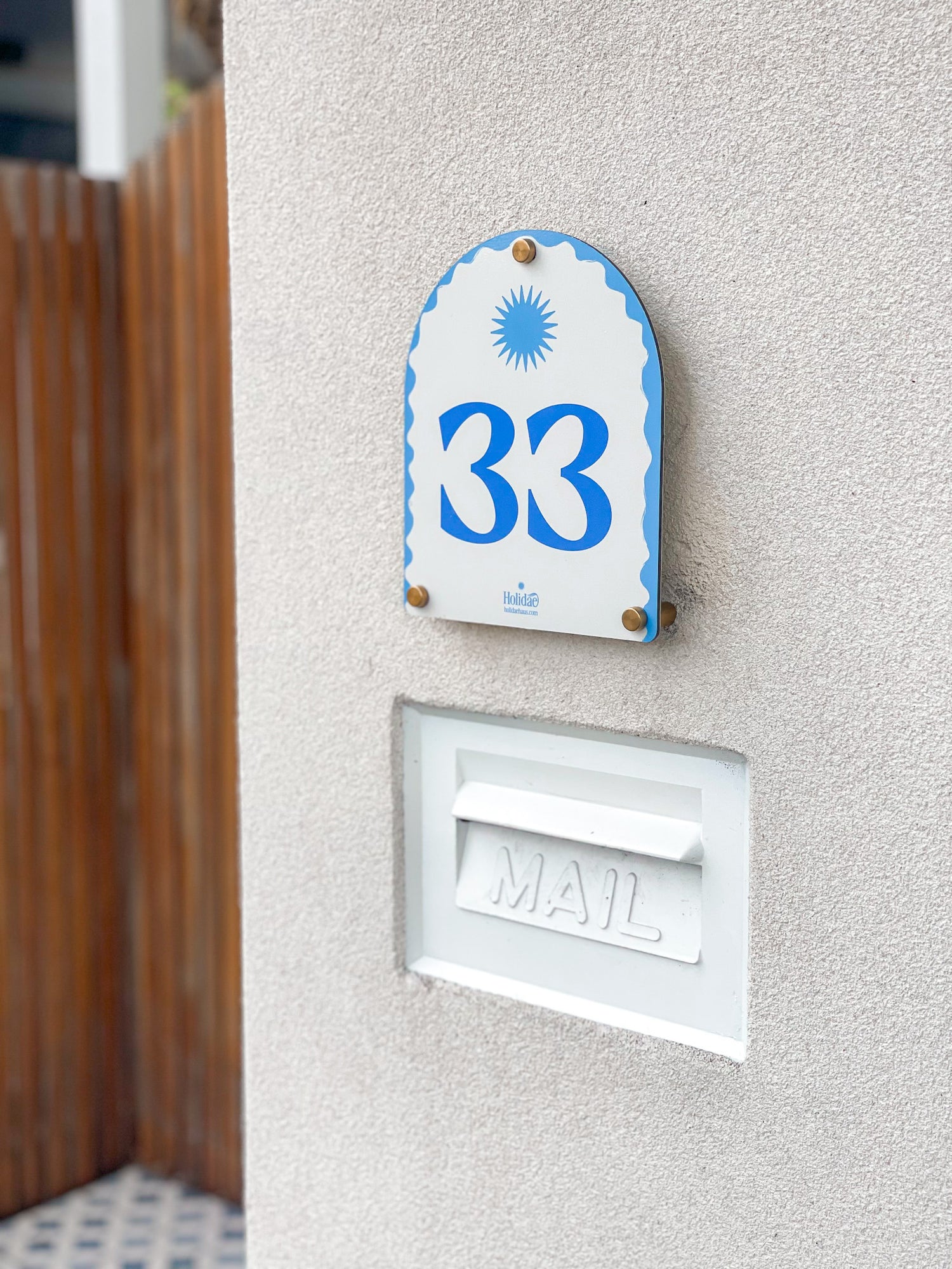 Custom Modern House Numbers