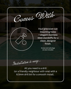 Regatta Blue | Mid-Century Pool CPR Sign