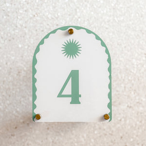 Sage Green | Mediterranean House Number