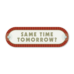 Custom Pill Plaque • Brick Red