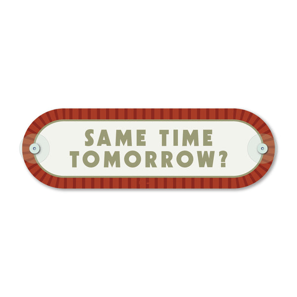 Custom Pill Plaque • Brick Red