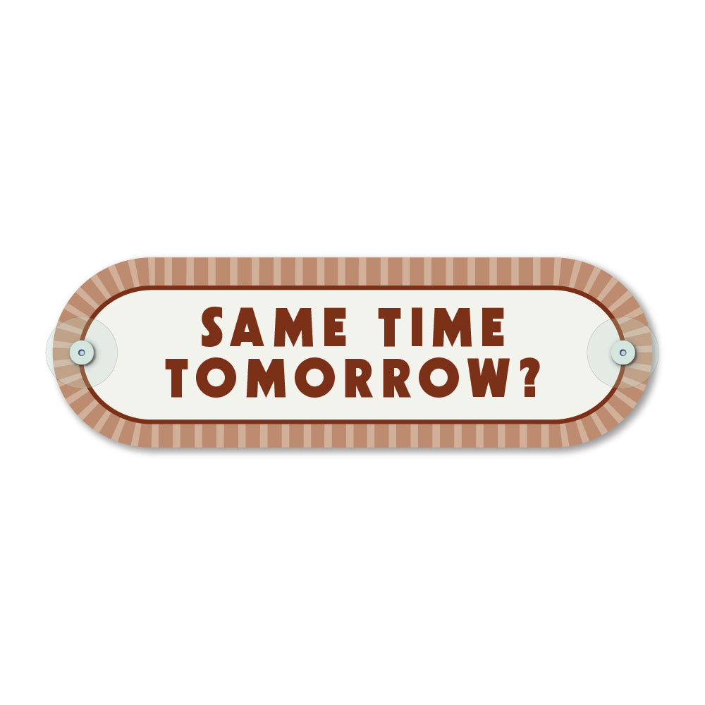 Custom Pill Plaque • Mousse Taupe