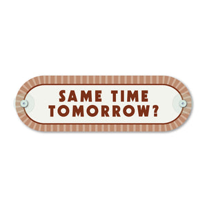 Custom Pill Plaque • Mousse Taupe
