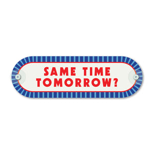 Custom Pill Plaque • Regatta Blue
