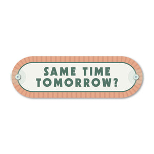 Custom Pill Plaque • Rosé Pink
