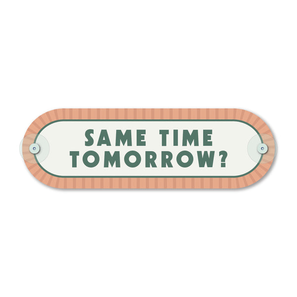 Custom Pill Plaque • Rosé Pink