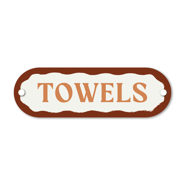 Custom Pill Plaque • Rust Maroon