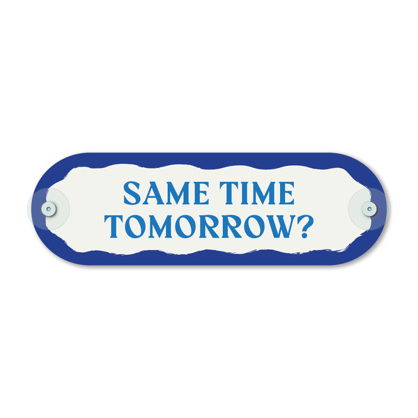 Mediterranean Pill Plaque • Santorini Blue