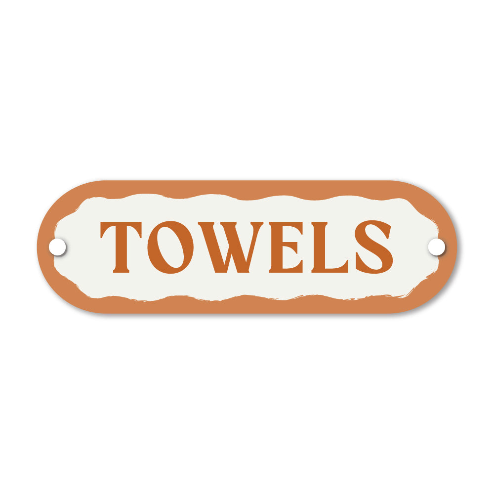 Custom Pill Plaque • Terracotta Brown