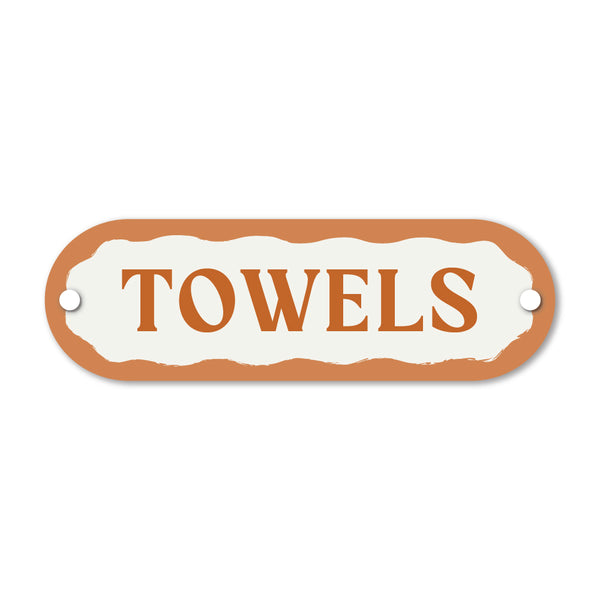 Custom Pill Plaque • Terracotta Brown