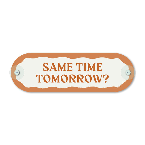 Custom Pill Plaque • Terracotta Brown