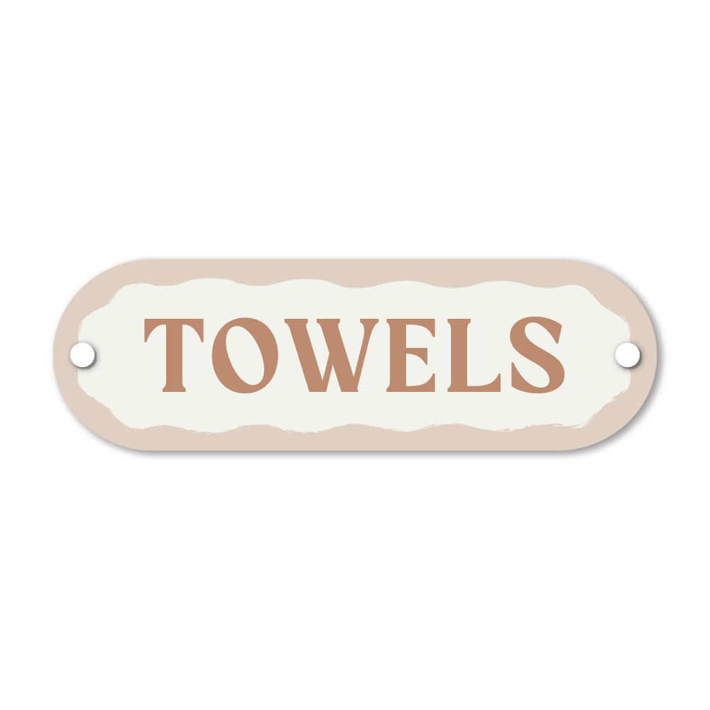 Custom Pill Plaque • Travertine Beige