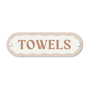 Custom Pill Plaque • Travertine Beige
