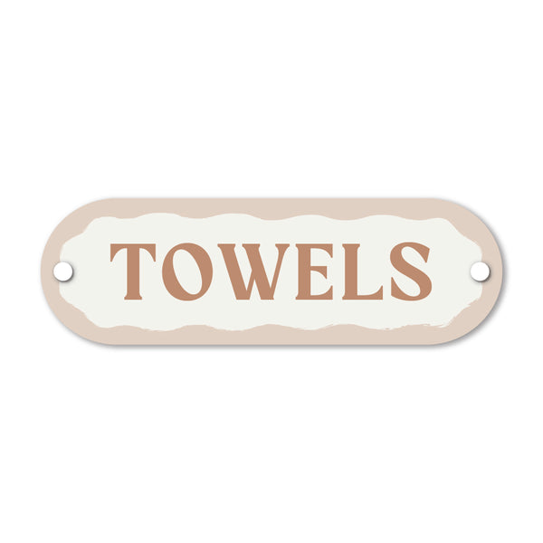 Custom Pill Plaque • Travertine Beige