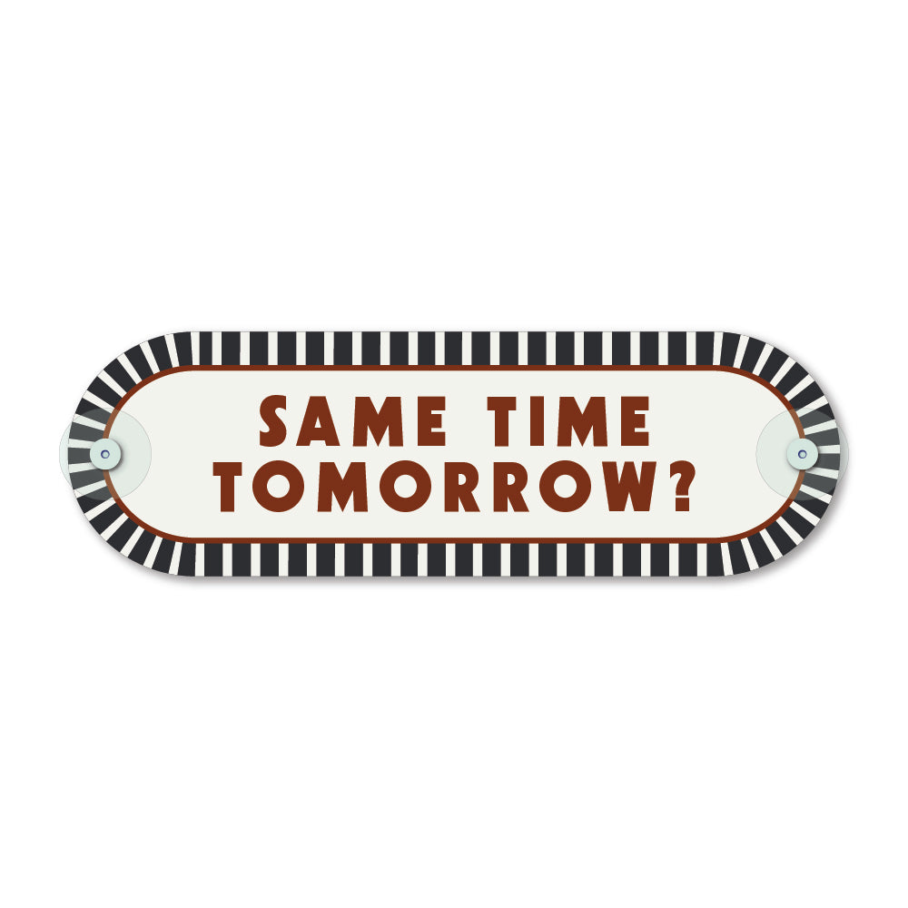 Custom Pill Plaque • Tuxedo Black