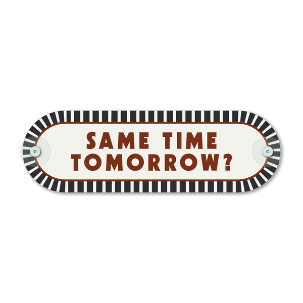 Custom Pill Plaque • Tuxedo Black