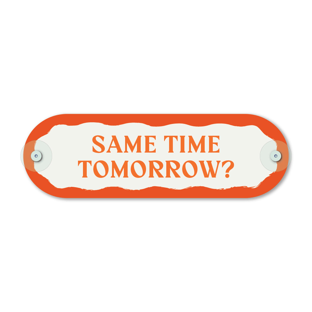 Custom Pill Plaque • Valencia Orange