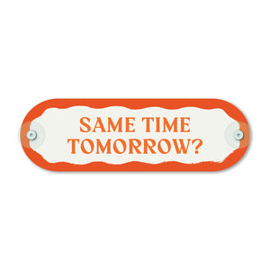 Custom Pill Plaque • Valencia Orange