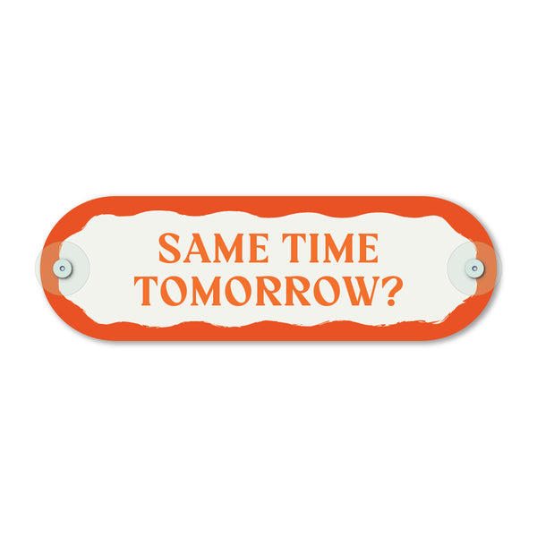 Custom Pill Plaque • Valencia Orange