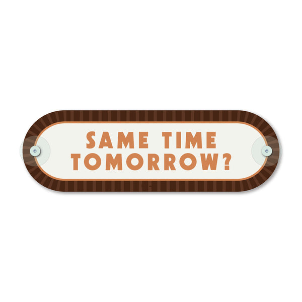 Custom Pill Plaque • Walnut Brown