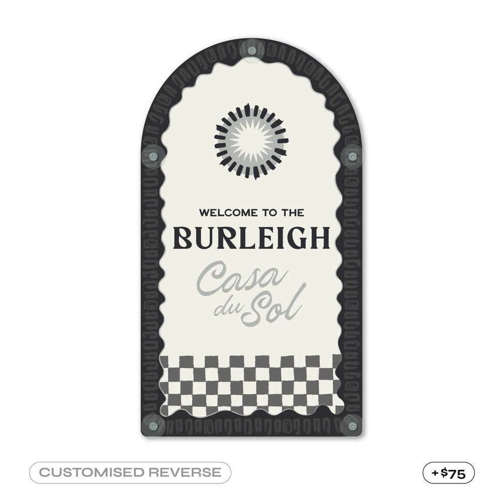 Monumental Black | Mediterranean CPR Pool Sign