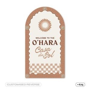 Tuscany Taupe | Mediterranean CPR Pool Sign