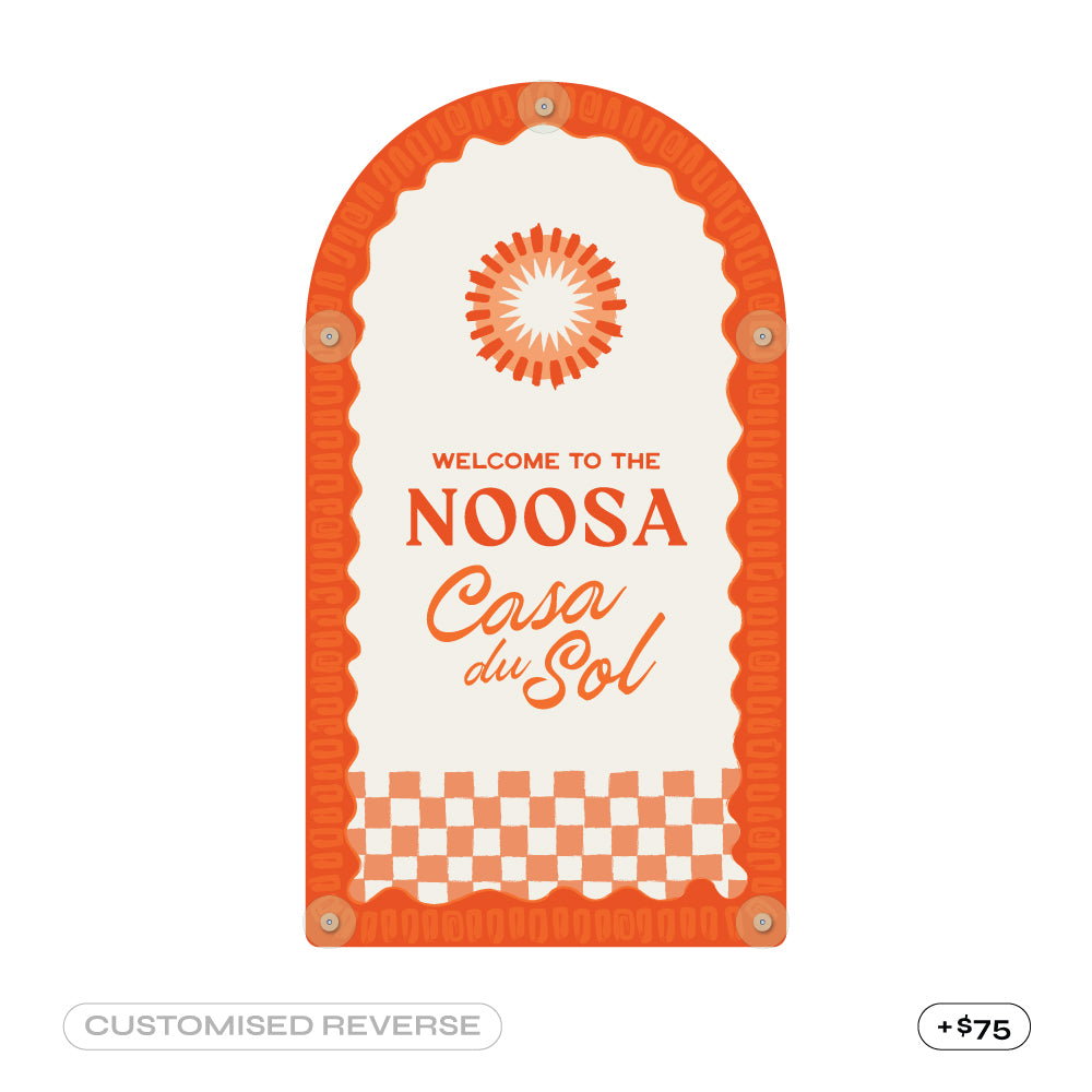 Valencia Orange | Mediterranean CPR Pool Sign