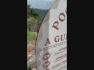 Mediterranean CPR Pool Sign • Travertine Beige