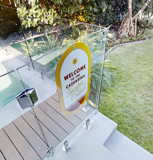 Marigold | Mid-Century Pool CPR Sign