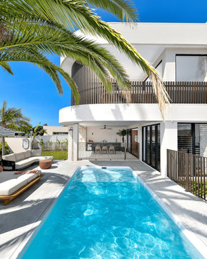 Walnut Brown| Mid-Century Pool CPR Sign